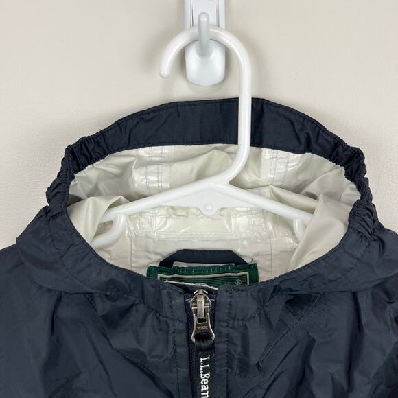 L.L. Bean Kids Trail Model Rain Jacket Black 4T - Picture 2 of 13